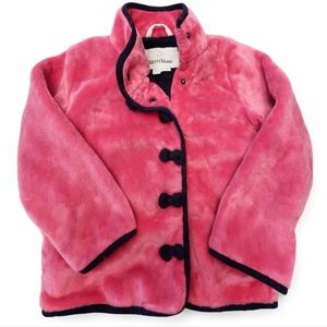 Merri Mane Pink Faux Fur Jacket Girls Size 6
